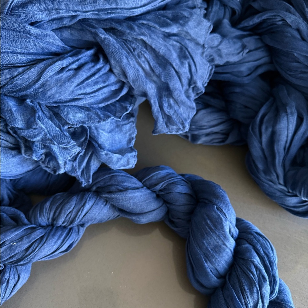 Navy blue table runner